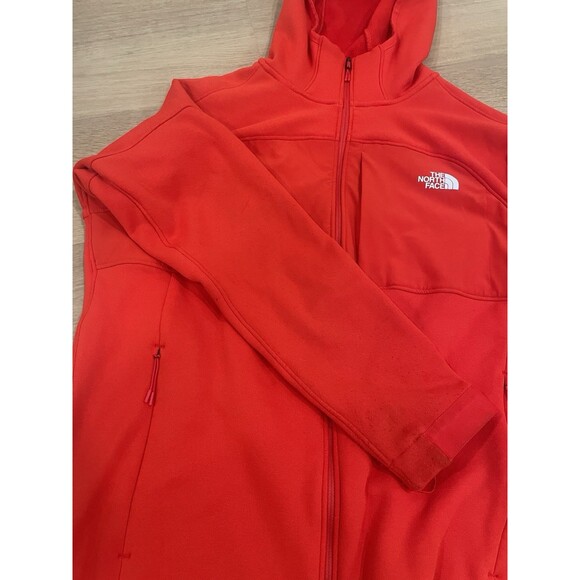 The North Face Men's Canyonlands High Altitude Tech Fleece Hoodie Red Full Zip - Picture 13 of 16